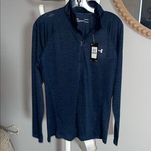 Under Armour Navy Blue Long Sleeve Top Size L